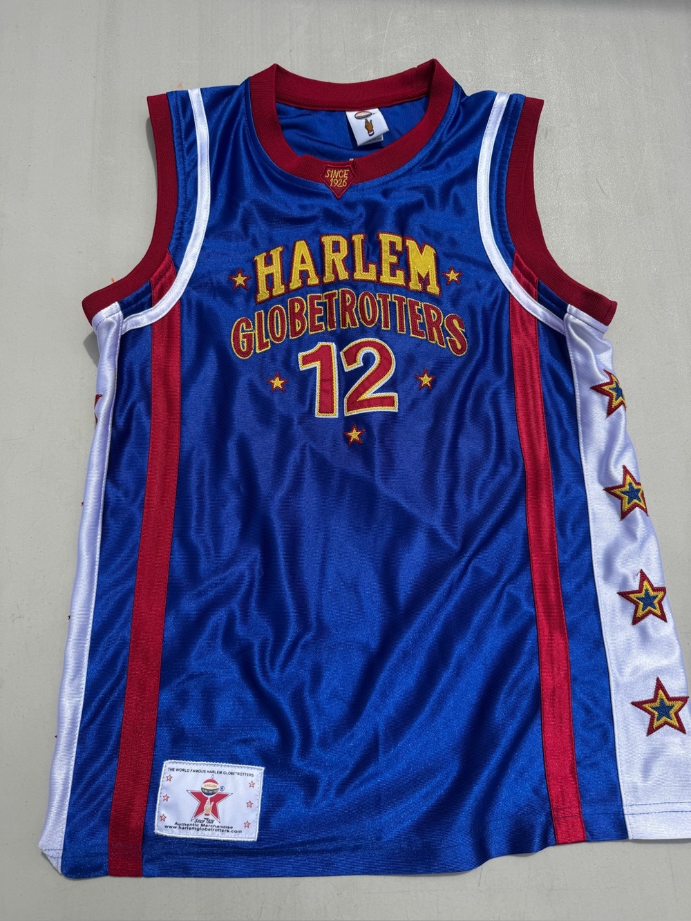 Harlem Globetrotters Boys Medium (Ant #12) pre-owned